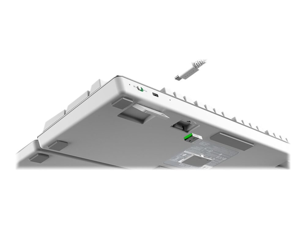 Razer | Mechanical Keyboard | Pro Type Ultra | Mechanical Gaming Keyboard | Wireless/Wired | US | White | Wireless connection - Image 9