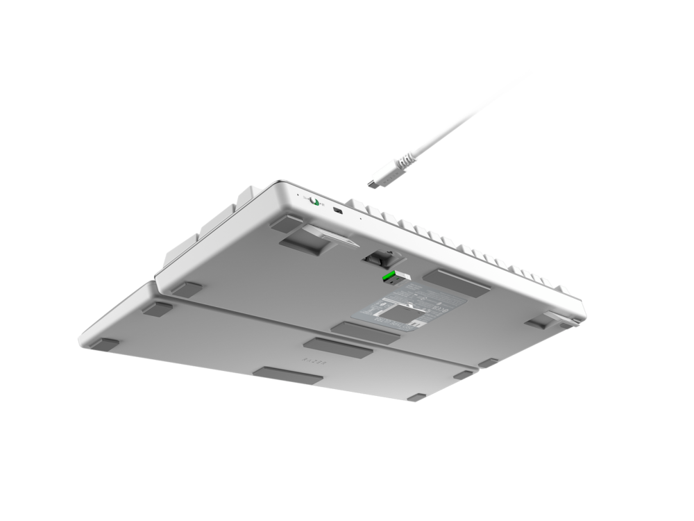 Razer | Mechanical Keyboard | Pro Type Ultra | Mechanical Gaming Keyboard | Wireless/Wired | US | White | Wireless connection - Image 5
