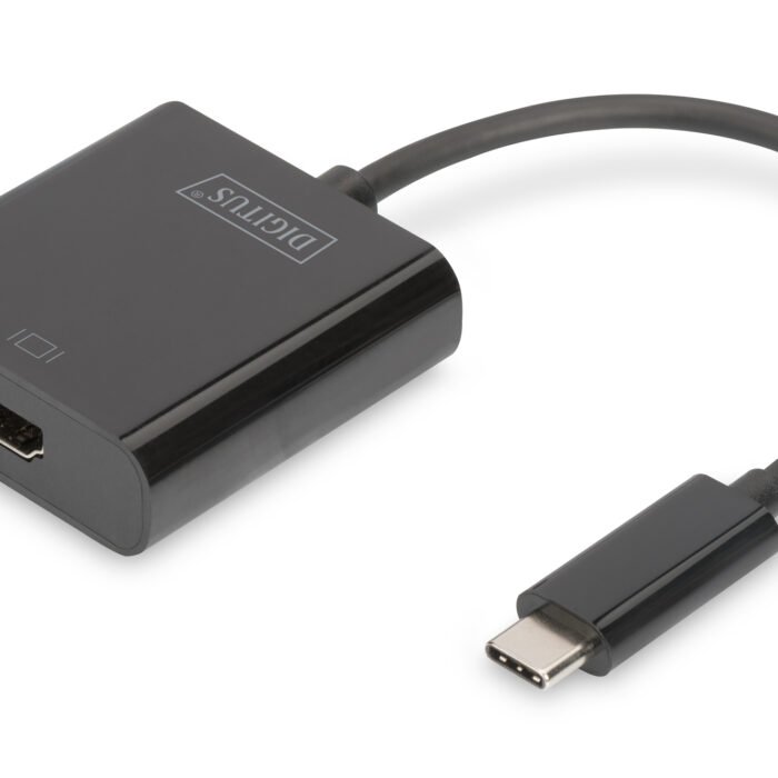 Digitus | USB Type-C to HDMI Adapter | DA-70852 | Black | USB Type-C | 0.15 m