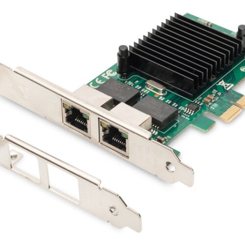 Digitus | Gigabit Ethernet PCI Express Card, 2-port 32-bit, low profile bracket, Intel chipset | DN-10132