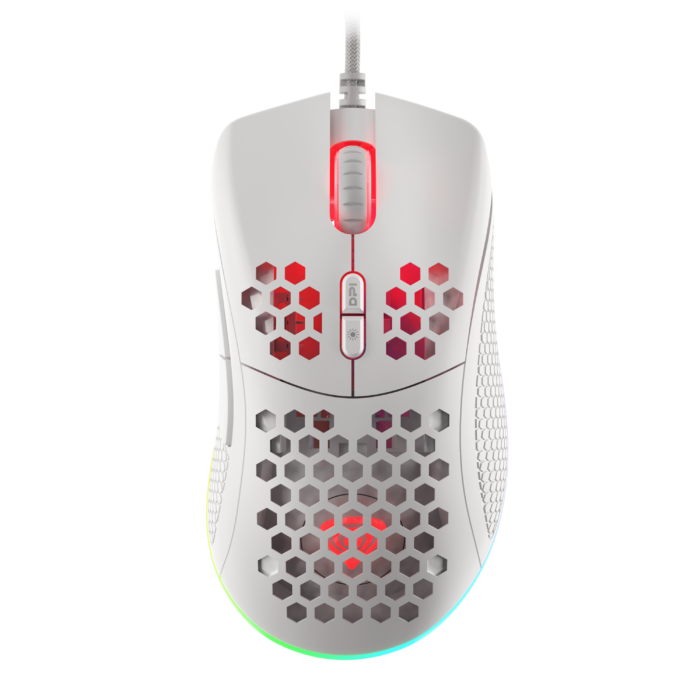 Genesis | Gaming Mouse | Krypton 555 | Wired | Optical | Gaming Mouse | USB 2.0 | White | Yes
