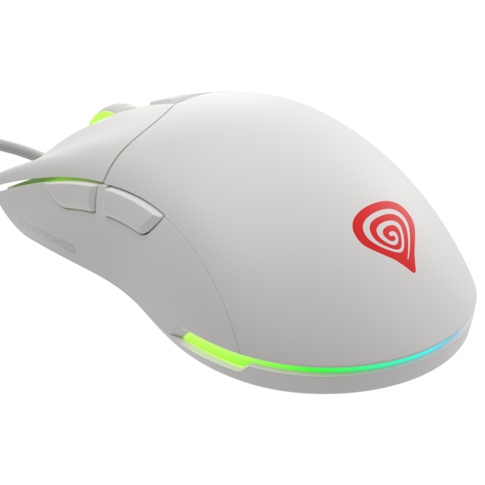 Genesis | Ultralight Gaming Mouse | Krypton 750 | Wired | Optical | Gaming Mouse | USB 2.0 | White | Yes