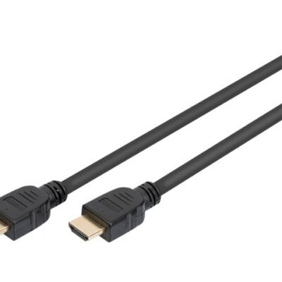 Digitus | Ultra High Speed HDMI Cable with Ethernet | Black | HDMI Male (type A) | HDMI Male (type A) | HDMI to HDMI | 1 m
