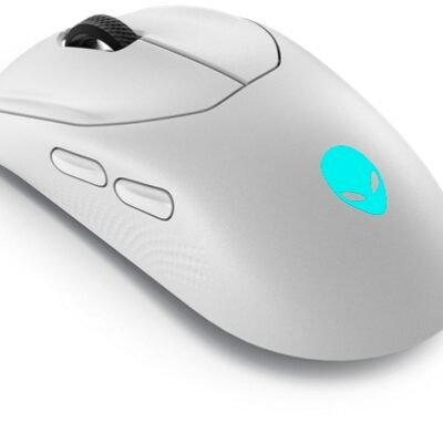 Dell | Mouse | Alienware Tri-Mode AW720M | 2.4GHz Wireless Gaming Mouse | Wireless | Wireless - 2.4 GHz, Bluetooth 5.1. USB-C | Lunar light