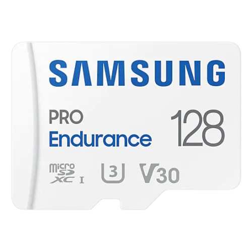 Samsung | PRO Endurance | MB-MJ128KA/EU | 128 GB | MicroSD Memory Card | Flash memory class U3, V30, Class 10 | SD adapter