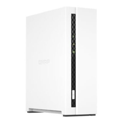 QNAP | 1-Bay ARM | TS-133 | Up to 1 SATA 6Gb/s, 3Gb/s | ARM 4-core | Cortex-A55 | Processor frequency 1.8 GHz | 2 GB | N/A