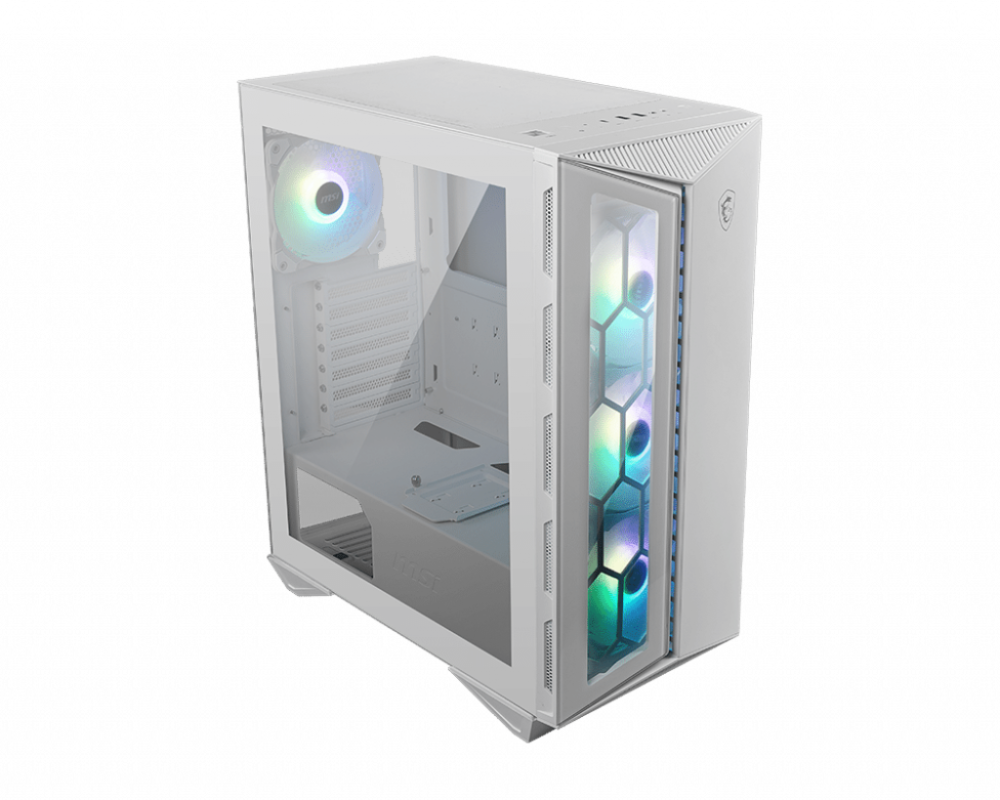 MSI | MPG GUNGNIR 110R | Side window | White | Mid-Tower | Power supply included No | ATX - Image 2