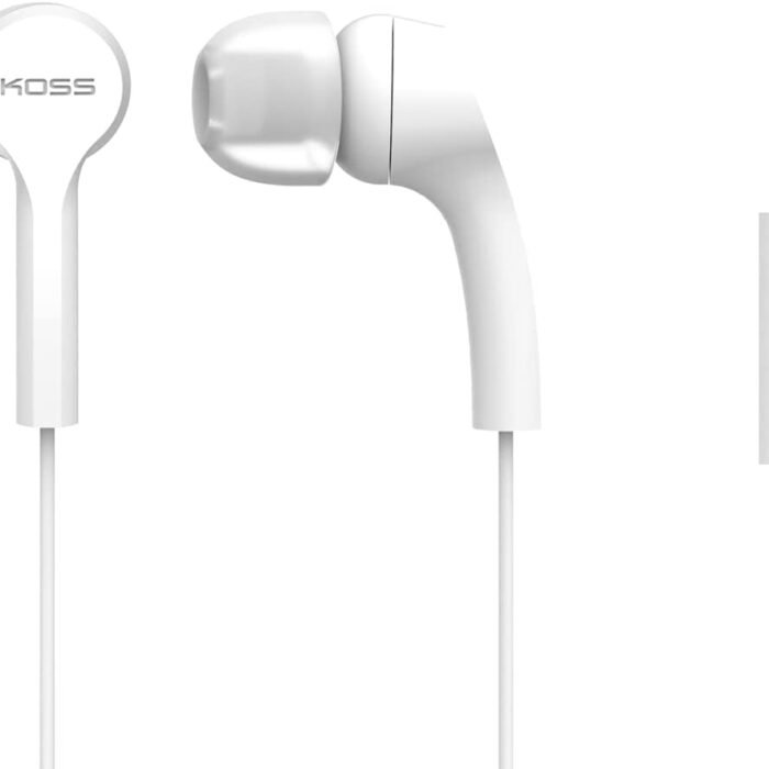 Koss | Headphones | KEB9iW | Wired | In-ear | Microphone | White