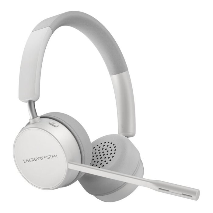 Energy Sistem Wireless Headset Office 6 White (Bluetooth 5.0, HQ Voice Calls, Quick Charge) | Energy Sistem | Headset | Office 6 | Wireless | Over-Ear | Wireless