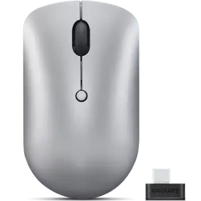Lenovo | Wireless Compact Mouse | 540 | Red optical sensor | Wireless | 2.4G Wireless via USB-C receiver | Cloud Grey | 1 year(s)