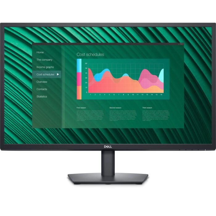 Dell | LCD Monitor | E2723H | 27 " | VA | FHD | 16:9 | 60 Hz | 5 ms | 1920 x 1080 | 300 cd/m² | Black | Warranty 36 month(s)