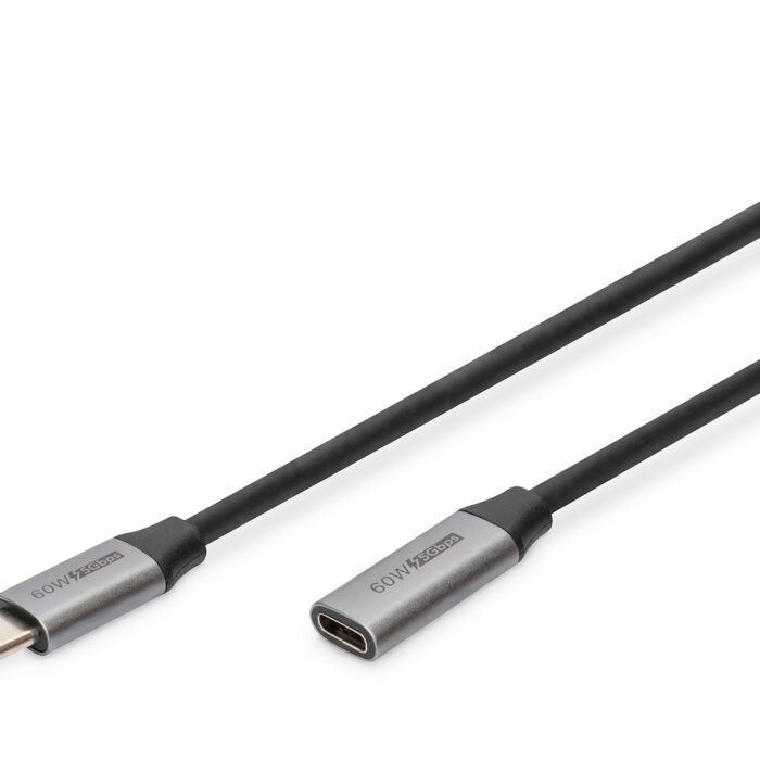 Digitus | USB-C/M to USB-C/F Extension Cable | DB-300230-010-S | USB-C to USB-C USB C, plug | USB-C jack