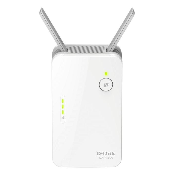 D-Link | AC1300 Wi-Fi Range Extender | DAP-1620 | 802.11ac | Mesh Support No | 400+867 Mbit/s | 10/100/1000 Mbit/s | Ethernet LAN (RJ-45) ports 1 | No mobile broadband | MU-MiMO No | Antenna type External