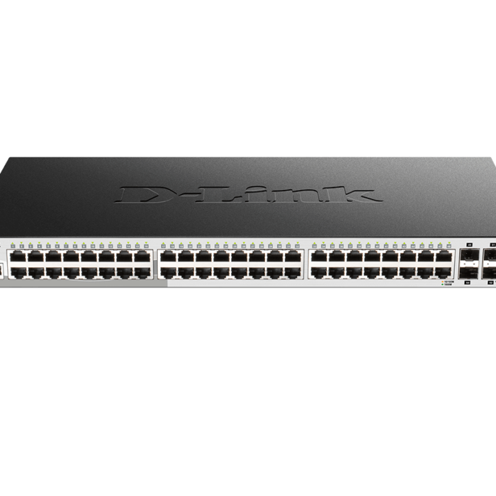 D-Link | Stackable Smart Managed Switch with 10G Uplinks | DGS-1510-52X/E | Managed L2 | Rackmountable | Gigabit Ethernet (copper) ports quantity 48