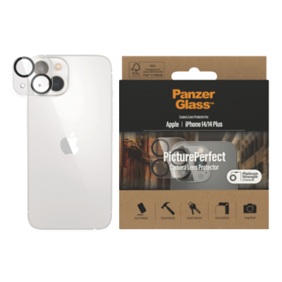 PanzerGlass | Camera Lens Protection | PicturePerfect | Apple | iPhone 14/14 Plus | Glass | Transparent