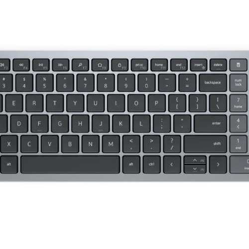 Dell | Keyboard | KB740 | Keyboard | Wireless | RU | Titan Gray | 2.4 GHz, Bluetooth 5.0 | 506 g
