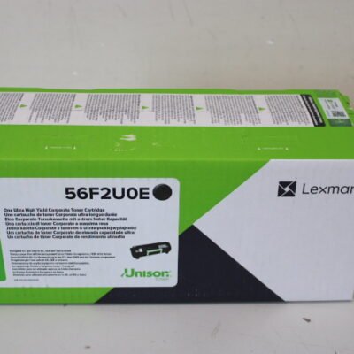SALE OUT. Lexmark 56F2U0E Black Ultra High Yield Corporate Toner Cartridge 56F2U0E Ultra High Yield Corporate Toner Cartridge | Toner cartridge | Black | | Lexmark Ultra High Yield Corporate Toner Cartridge | 56F2U0E Ultra High Yield Corporate Toner Cartridge | Toner cartridge | Black | DAMAGED PACKAGING