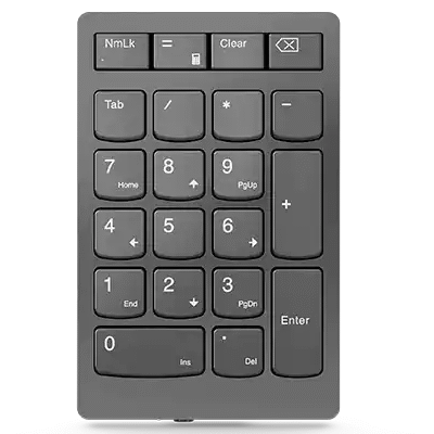 Lenovo | Go Wireless Numeric Keypad | Numeric Keypad | Wireless | N/A | Storm Grey