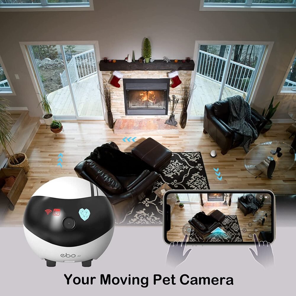 Enabot | EBO AIR | Robot IP Camera | Compact | N/A MP | N/A | 16GB external memory, support 256GB at maximum | White - Image 3
