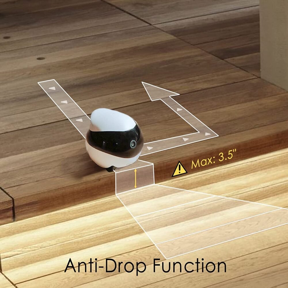 Enabot | EBO AIR | Robot IP Camera | Compact | N/A MP | N/A | 16GB external memory, support 256GB at maximum | White - Image 7