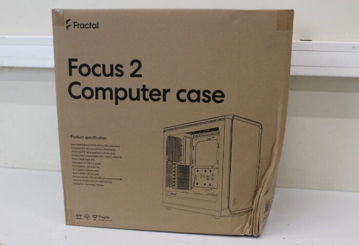 SALE OUT. Fractal Design Focus 2 Black Solid | Fractal Design | Focus 2 | Side window | Black Solid | Midi Tower | DAMAGED PACKAGING | Power supply included No | ATX