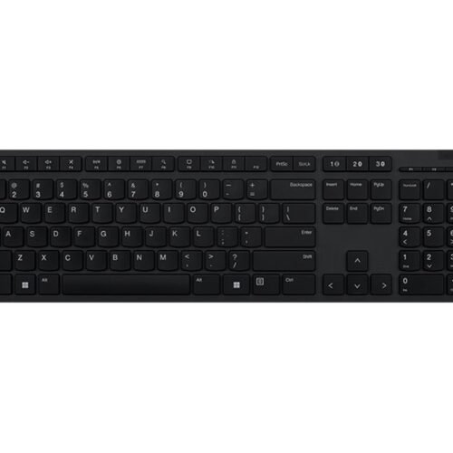 Lenovo | Professional Wireless Rechargeable Keyboard | 4Y41K04068 | Keyboard | Wireless | US | Grey | Scissors switch keys