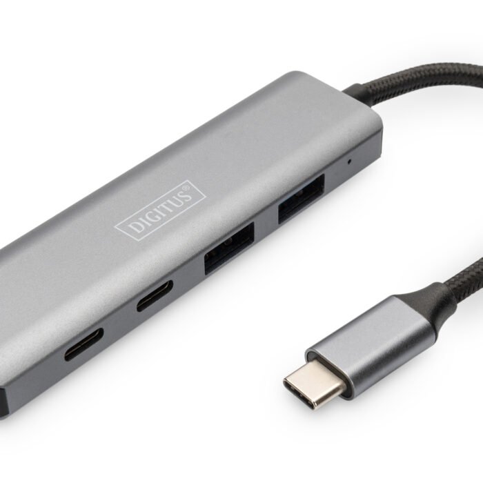 Digitus | USB-C 4 Port HUB 2x USB-A + 2x USB-C Gen2 | DA-70245 | USB-C Hub
