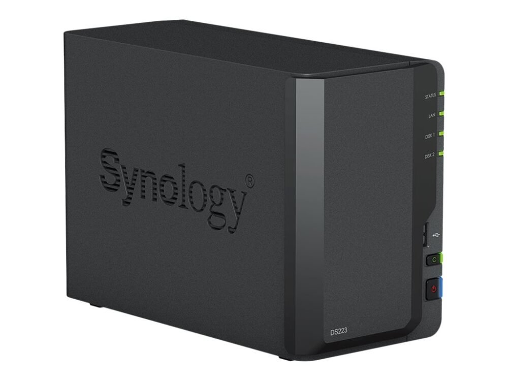 Synology | DS223 | Up to 2 HDD/SSD Hot-Swap | Realtek | RTD1619B | Processor frequency 1.7 GHz | 2 GB | DDR4 - Image 3
