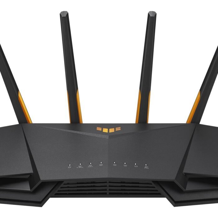 Wireless Wifi 6 AX4200 Dual Band Gigabit Router, EU and UK plug | TUF-AX4200 | 802.11ax | 3603+574 Mbit/s | 10/100/1000 Mbit/s | Ethernet LAN (RJ-45) ports 4 | Mesh Support Yes | MU-MiMO Yes | 3G/4G data sharing | Antenna type External | 1 x USB 3.2 Gen 1 | 36 month(s)