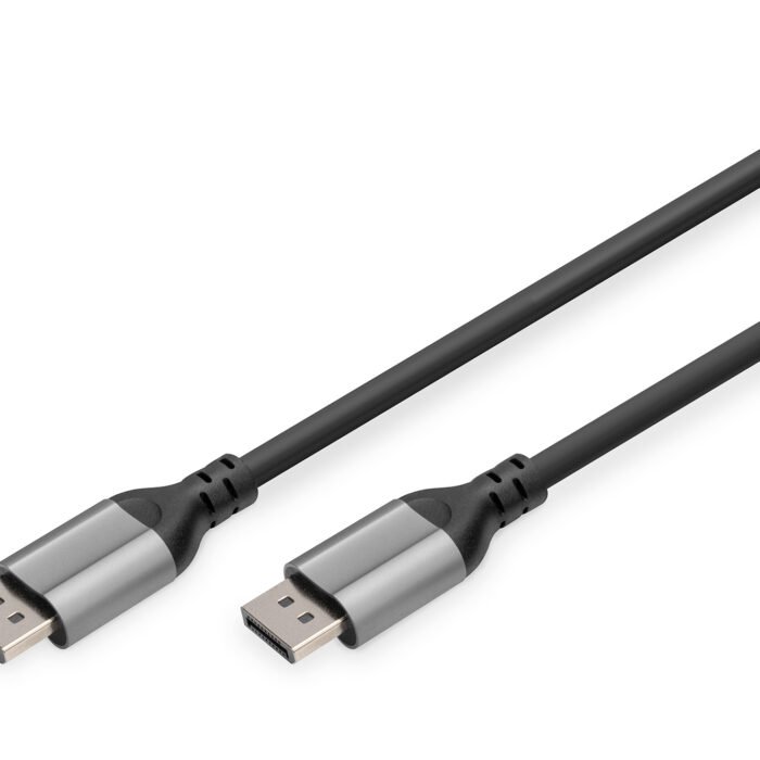 Digitus | 8K DisplayPort Connection Cable | DB-340105-010-S | DisplayPort to DisplayPort DisplayPort Male (Version 1.4) | DisplayPort Male (Version 1.4)