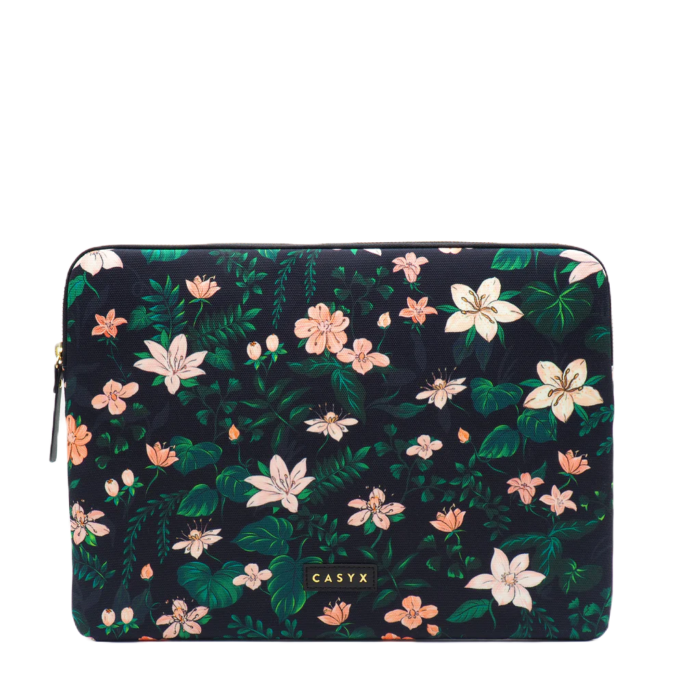 Casyx | SLVS-000021 | Casyx for MacBook | Fits up to size 13 ”/14 " | Sleeve | Glowing Forest | Waterproof