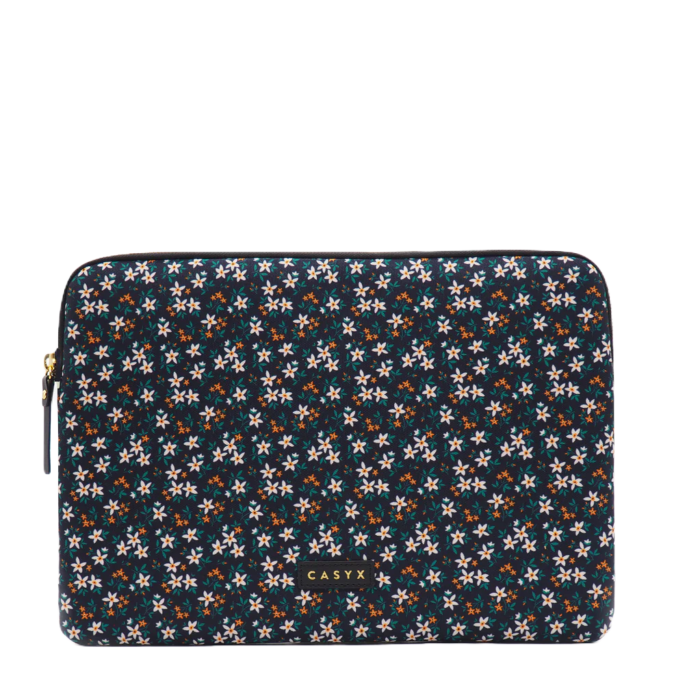 Casyx | SLVS-000013 | Casyx for MacBook | Fits up to size 13 ”/14 " | Sleeve | Midnight Garden | Waterproof