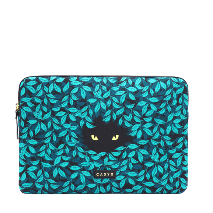 Casyx | SLVS-000001 | Casyx for MacBook | Fits up to size 13 ”/14 " | Sleeve | Spying Cat | Waterproof