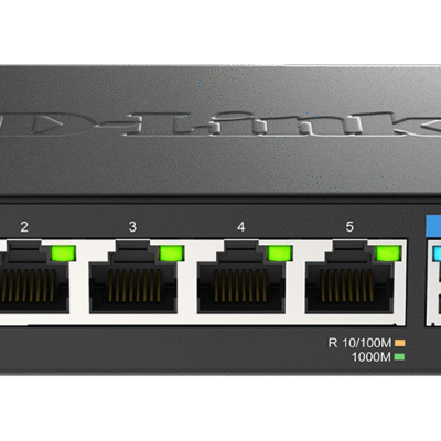 D-Link | 7-Port Multi-Gigabit Unmanaged Switch | DMS-107/E | Unmanaged | Desktop | Power supply type External