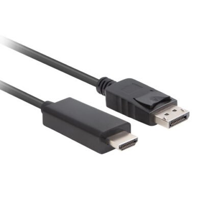 Lanberg | DisplayPort to HDMI Cable | DisplayPort Male | HDMI Male | DP to HDMI | 1 m
