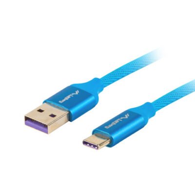 Lanberg | Cable | CA-USBO-21CU-0010-BL | USB-A to USB-C
