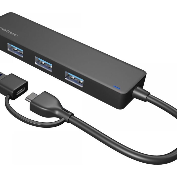 Natec USB 3.0 HUB, Mayfly, 4-Port, Black | Natec | USB 3.0 HUB, Mayfly, 4-Port | Moth NHU-1342 | Black | 0.15 m