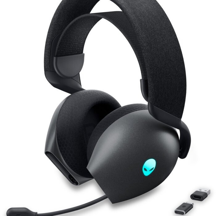 Dell | Alienware Dual Mode Wireless Gaming Headset | AW720H | Wireless | Over-Ear | Noise canceling | Wireless