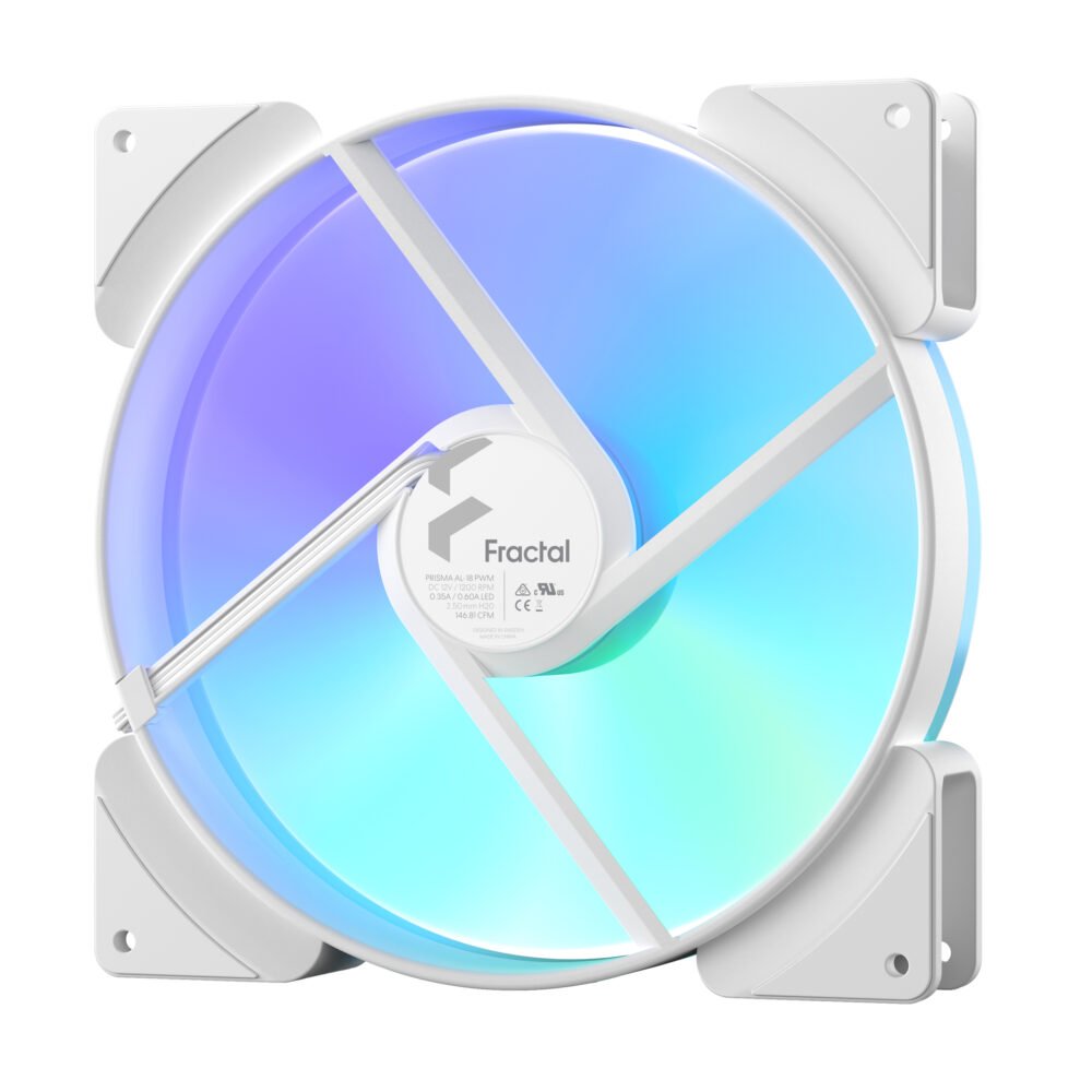 Fractal Design | Prisma AL-18 PWM | White | ARGB Fan - Image 5