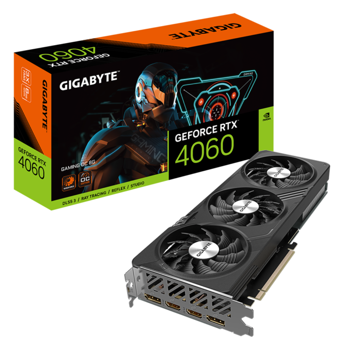 Gigabyte | GV-N4060GAMING OC-8GD 1.0 | NVIDIA | 8 GB | GeForce RTX 4060 | GDDR6 | HDMI ports quantity 2 | PCI-E 4.0 | Memory clock speed 17000 MHz