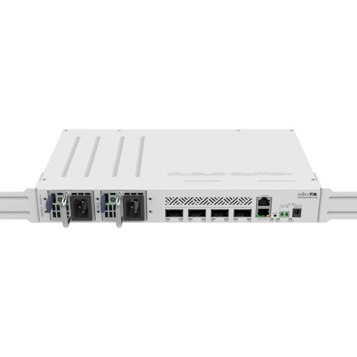 MikroTik | Cloud Router Switch | CRS504-4XQ-IN | Router Switch | Wall Mountable | Mesh Support No | MU-MiMO No | No mobile broadband | SFP+ ports quantity 4