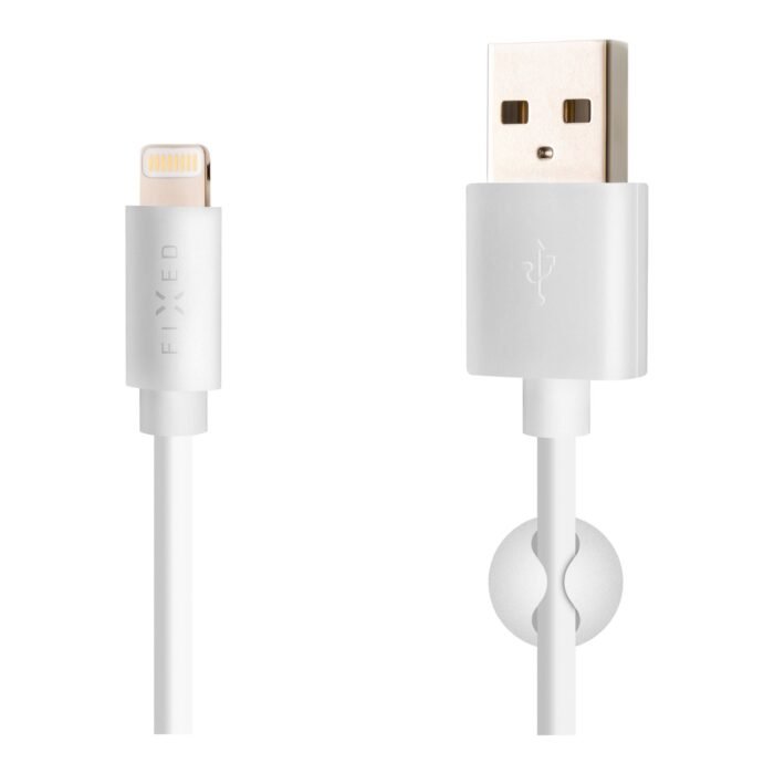 Fixed | Data And Charging Cable With USB/lightning Connectors | White