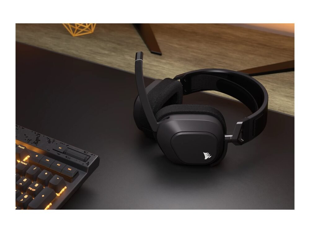 Corsair | Gaming Headset | HS80 Max | Bluetooth | Built-in microphone | Wireless | Steel Gray | Bluetooth | Over-Ear | Wireless - Image 7