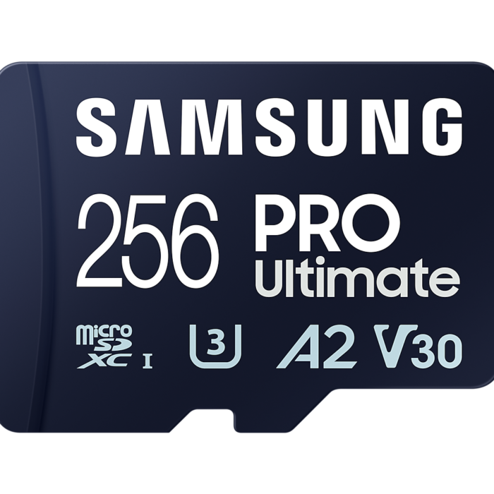 Samsung | MicroSD Card with Card Reader | PRO Ultimate | 256 GB | microSDXC Memory Card | Flash memory class U3, V30, A2