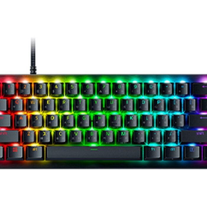 Razer | Mini Gaming Keyboard | Huntsman V3 Pro | Gaming Keyboard | Wired | Nordic | Black | Analog Optical