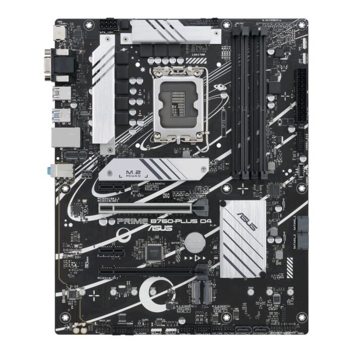 Asus | PRIME B760-PLUS D4 | Processor family Intel | Processor socket LGA1700 | DDR4 | Supported hard disk drive interfaces M.2, SATA | Number of SATA connectors 4