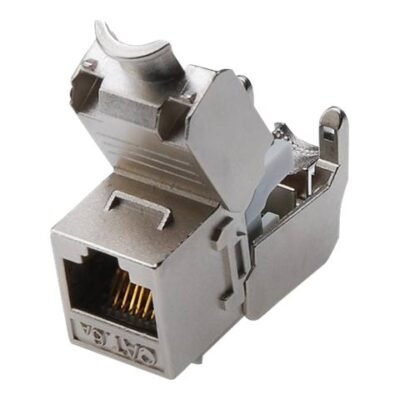 Digitus | CAT 6A Keystone Module, Shielded, Tool-free Mounting Connection | DN-93615