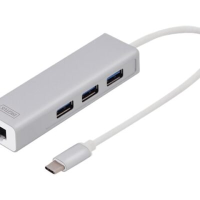 Digitus | USB Type-C 3-Port Hub + Gigabit Ethernet