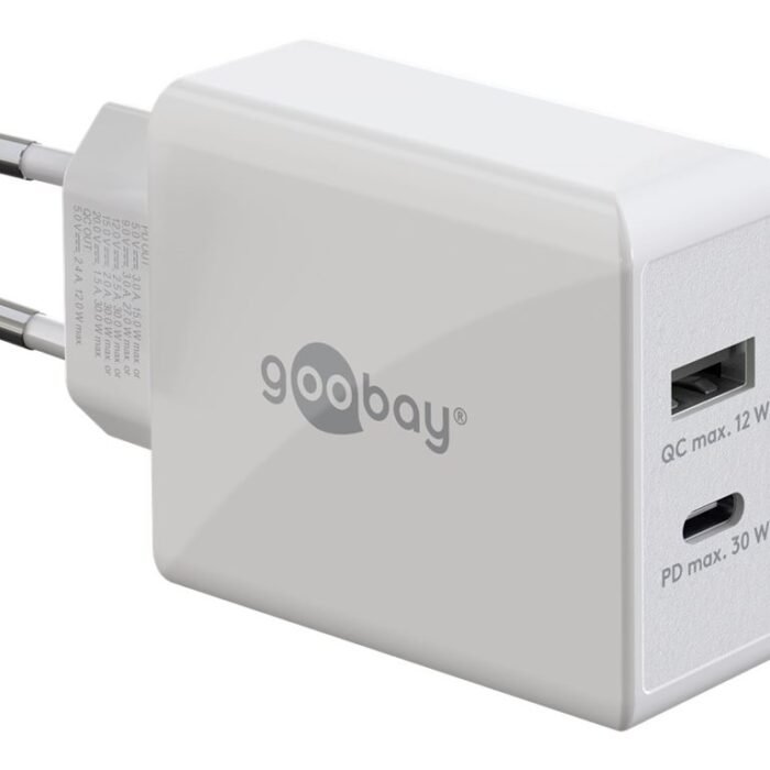 Goobay | Dual USB-C PD Fast Charger (30 W) | 61674