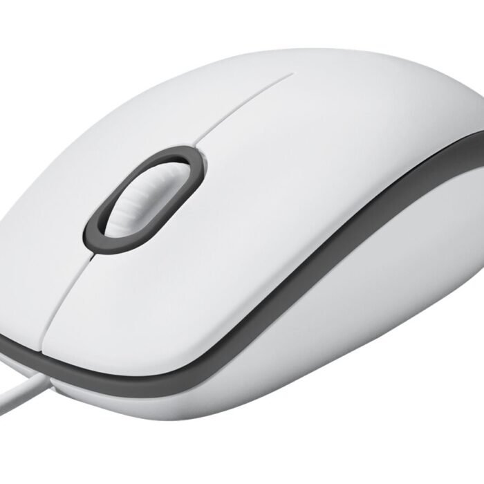 Logitech | Mouse | M100 | Wired | USB-A | White